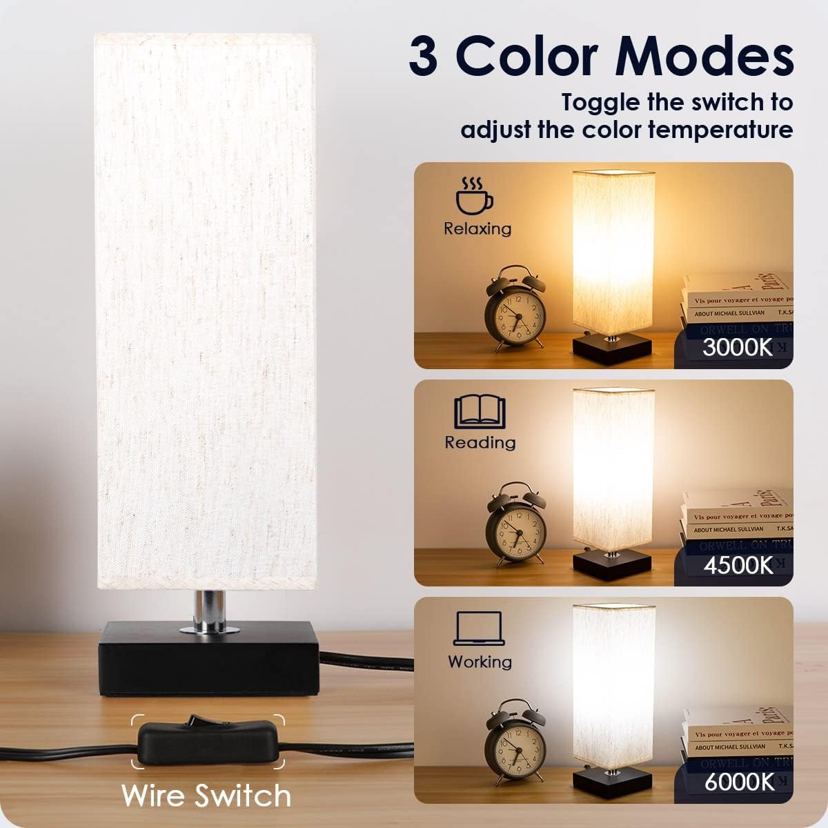 Small Bedside Table Lamp - Image 2